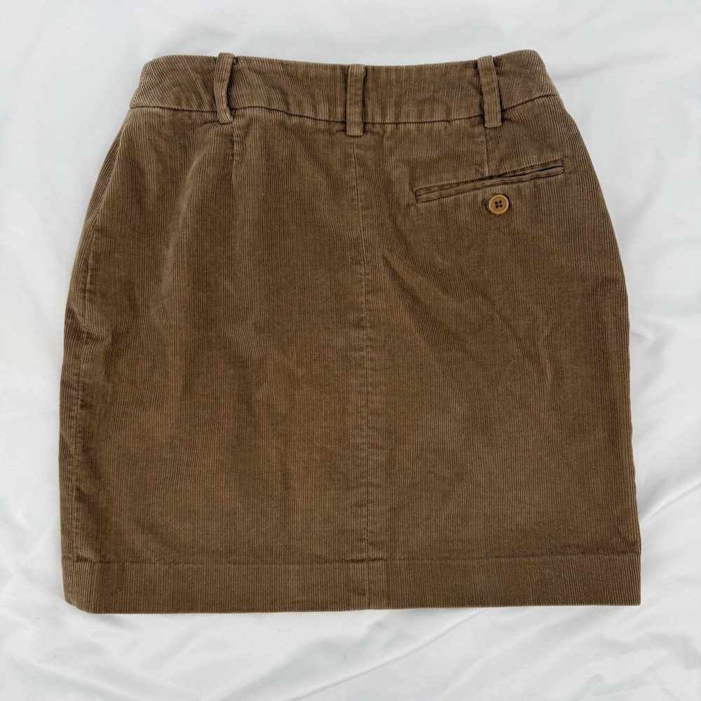 VTG Ralph By Ralph Lauren Corduroy A Line Mini Skirt Classic Pockets Y2K - Picture 2 of 6